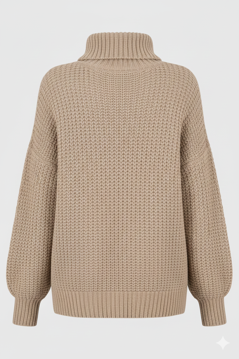 Wafelgebreide coltrui voor dames